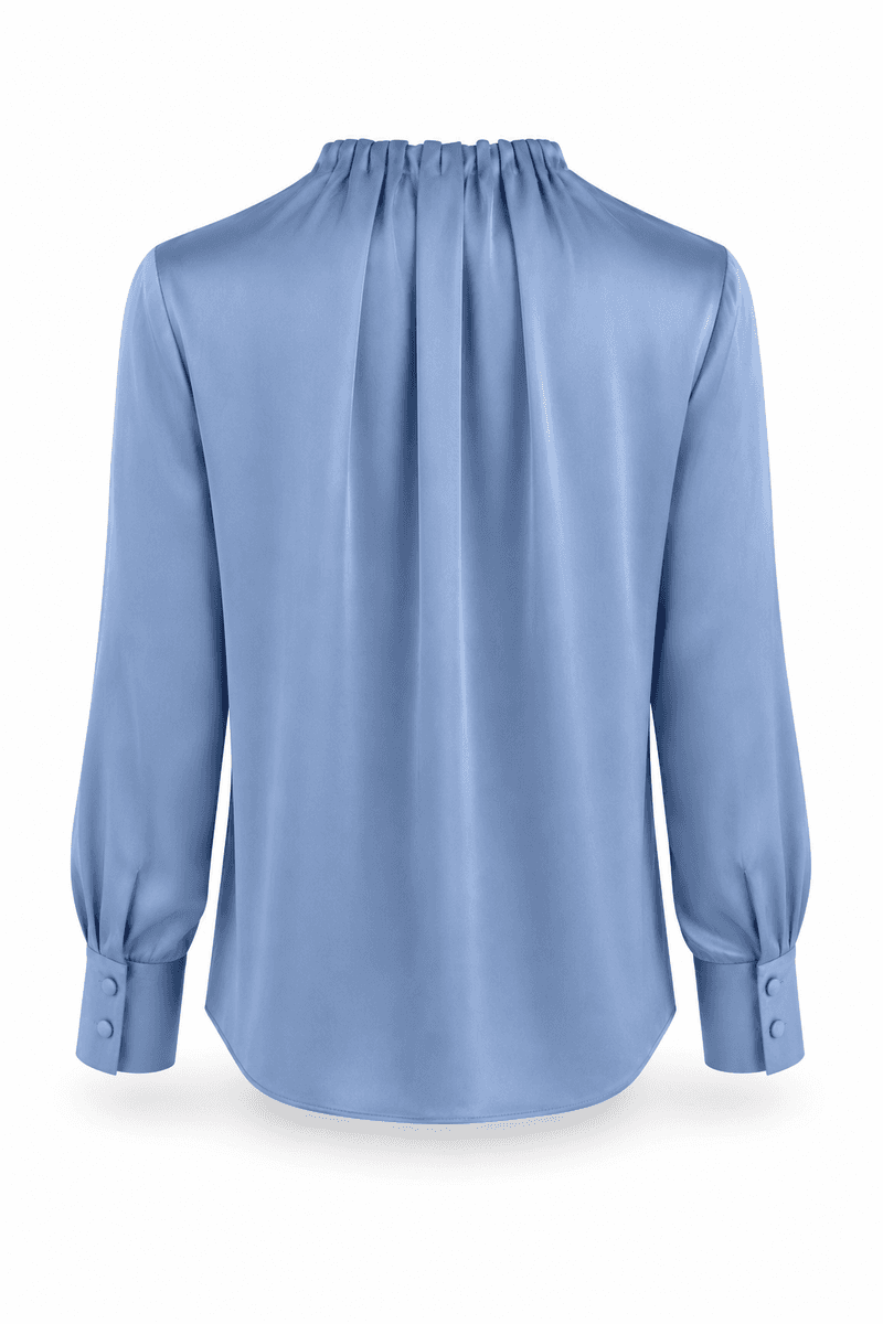 Amuse Silkebluse Ada 941BluePS26