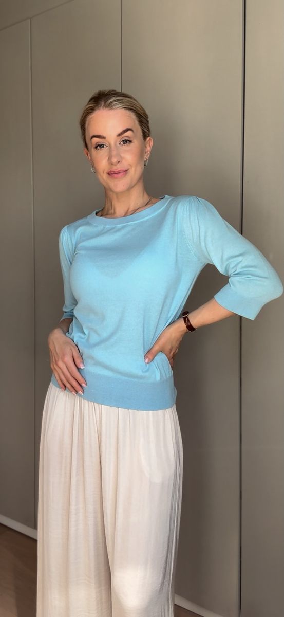 Amuse Evening Sweater TurkisSS25-2