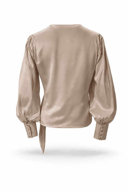 Amuse Silkebluse Anais 105NougatAW26