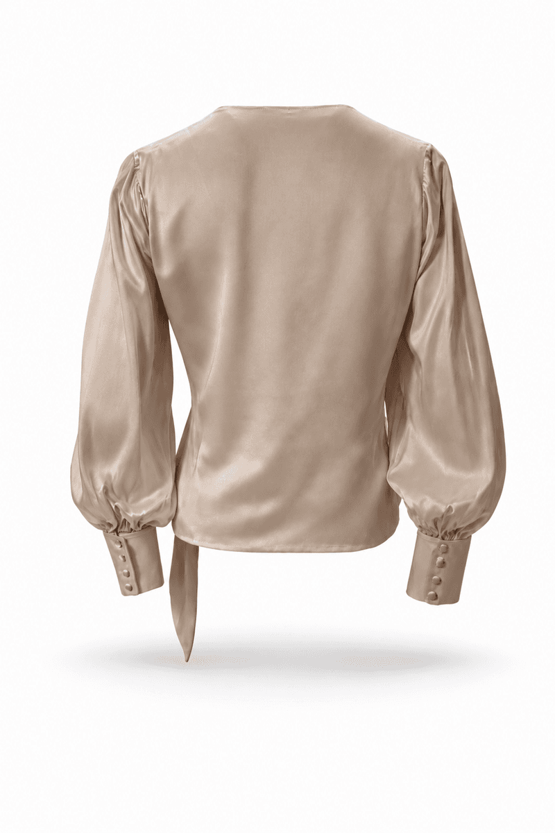 Amuse Silkebluse Anais 105NougatAW26