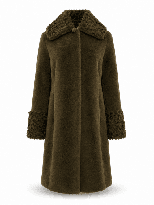Hovedbilde Amuse Shearling Coat Oprah Olive