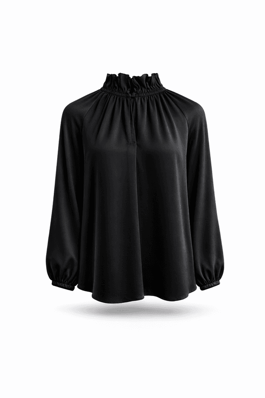Amuse Silkebluse Berit198BlackAW26