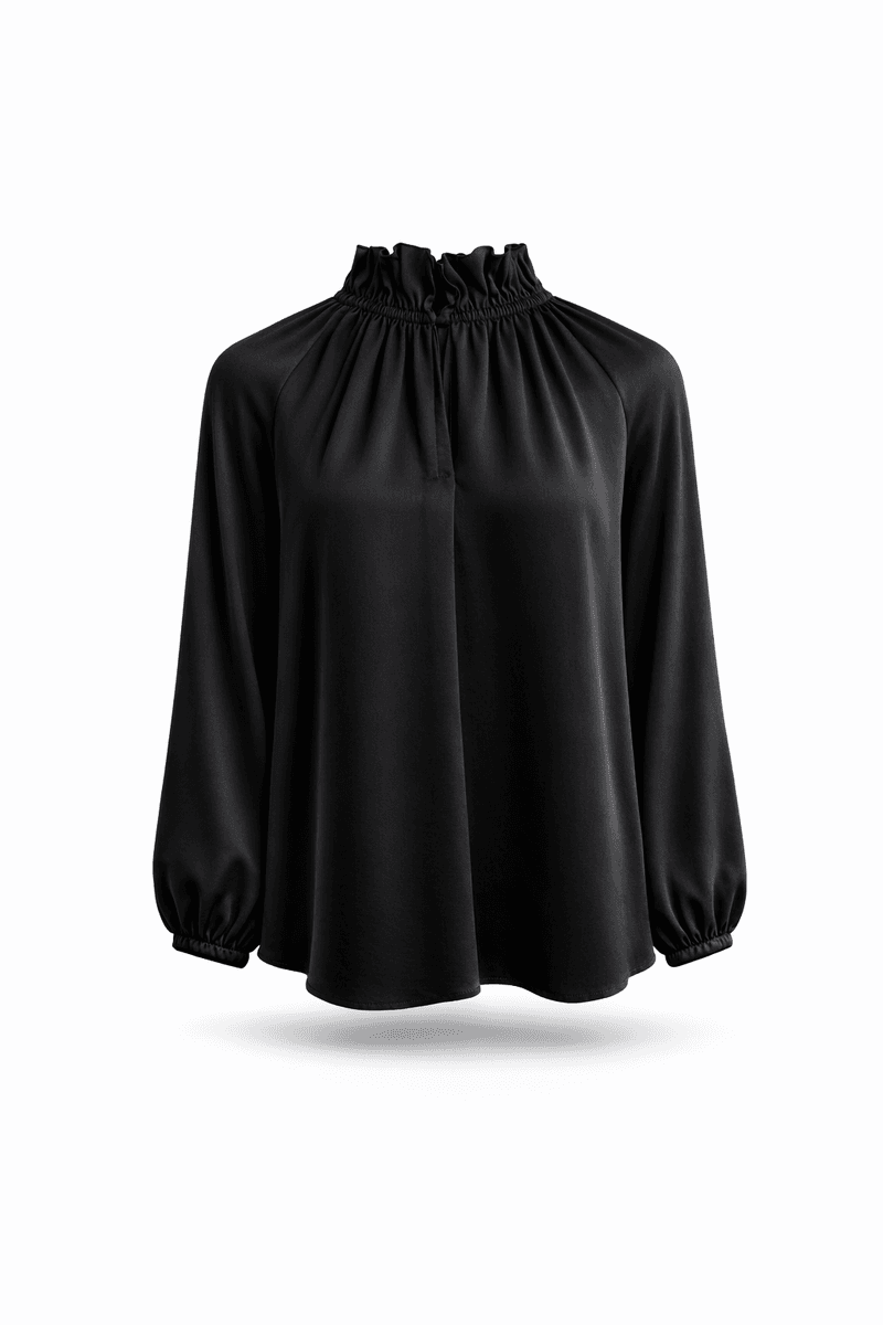 Amuse Silkebluse Berit198BlackAW26