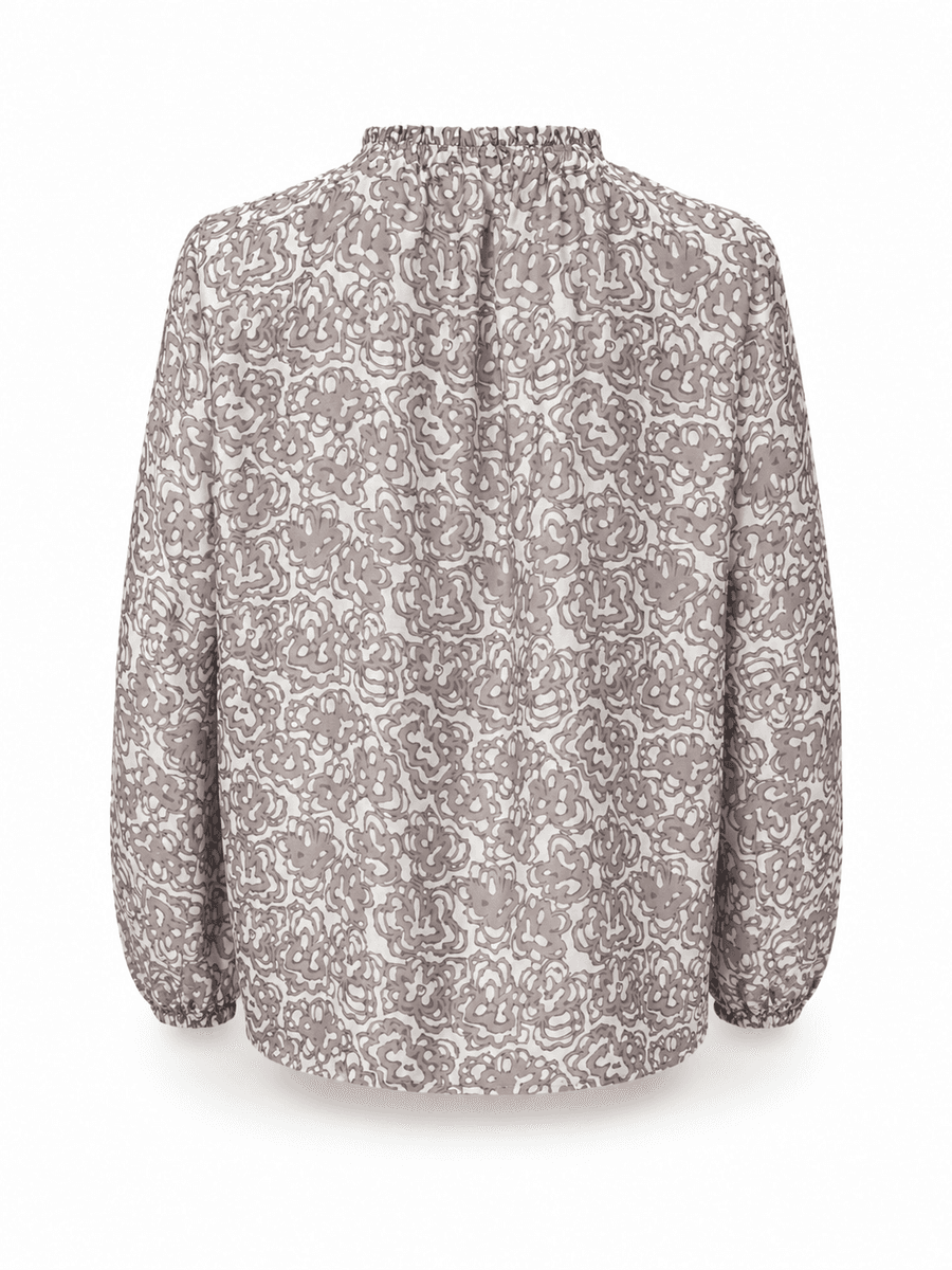 Amuse Blouse Alma 585PrintedSandSS25-2