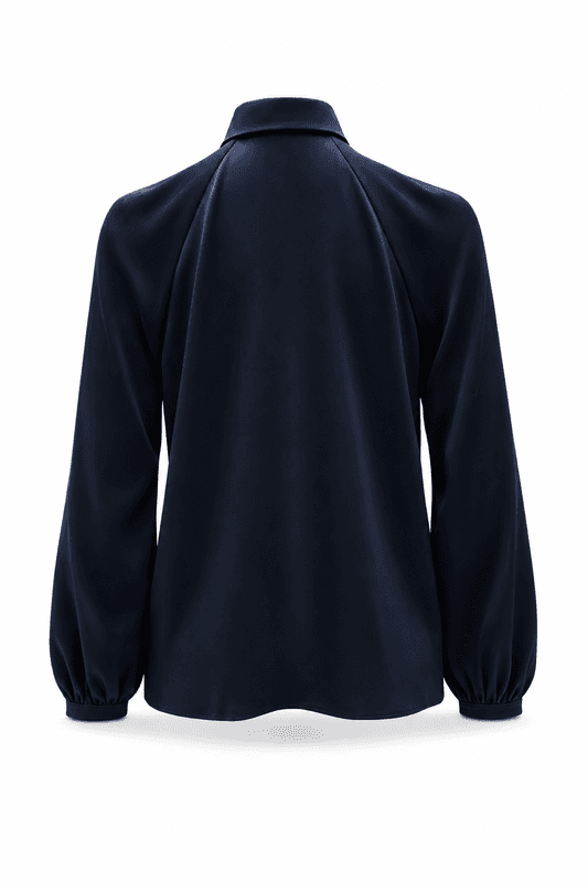 Amuse Silkebluse Hilde 147NavyAW26