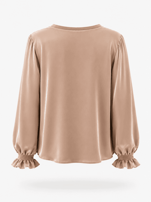 Amuse Silkebluse Dala 105NougatAW26