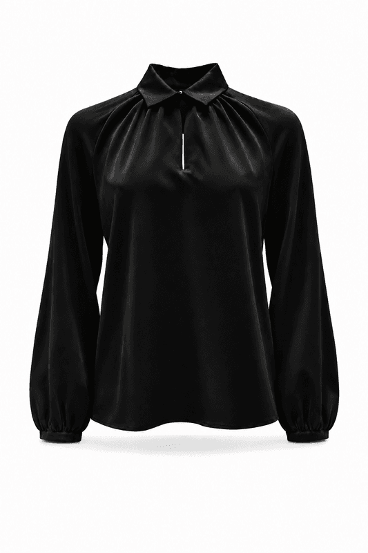 Amuse Silkebluse Hilde 198BlackAW26