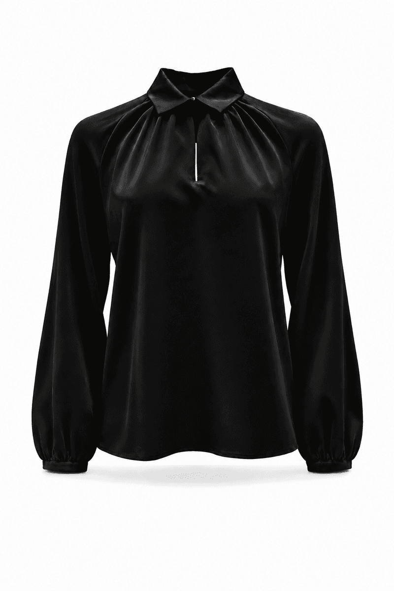Amuse Silkebluse Hilde 198BlackAW26