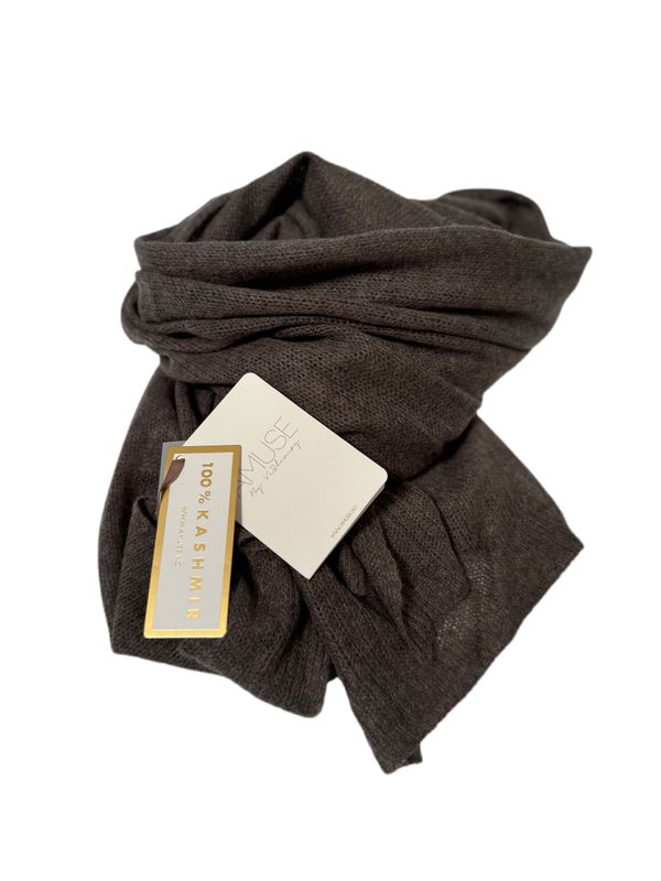Amuse Knitted Scarf Evelina 108ChokoAW26