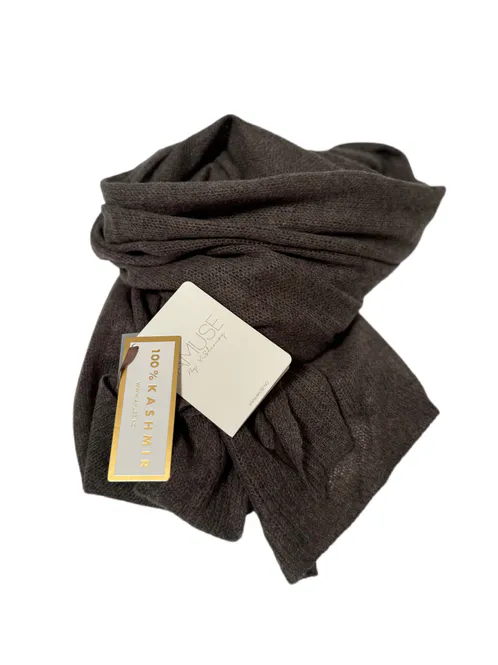 Hovedbilde Amuse Knitted Scarf Evelina 108ChokoAW26
